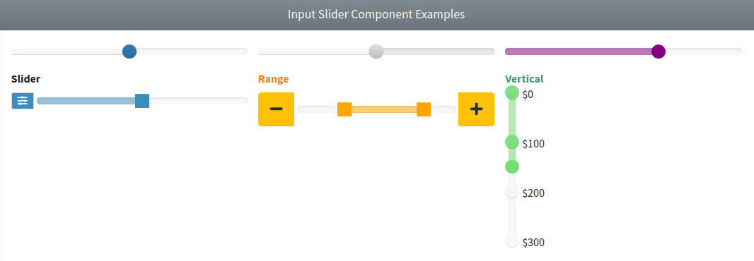 Input Slider Component