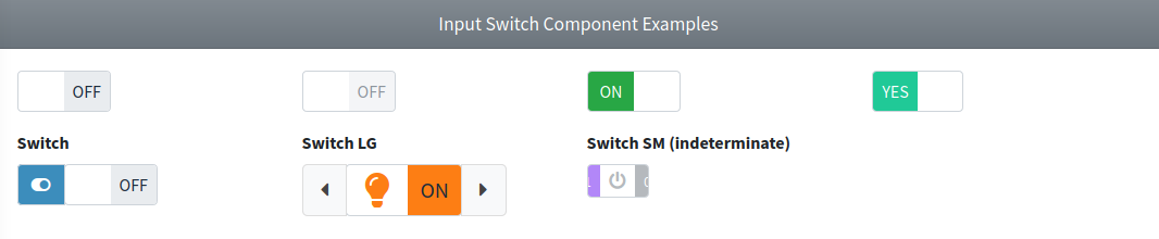 Input Switch Component