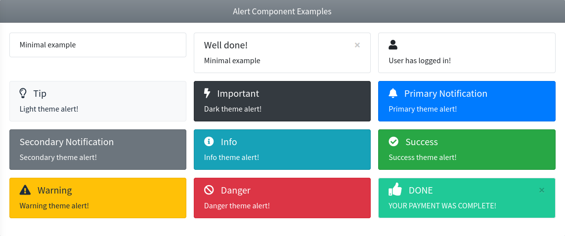 Alert Component